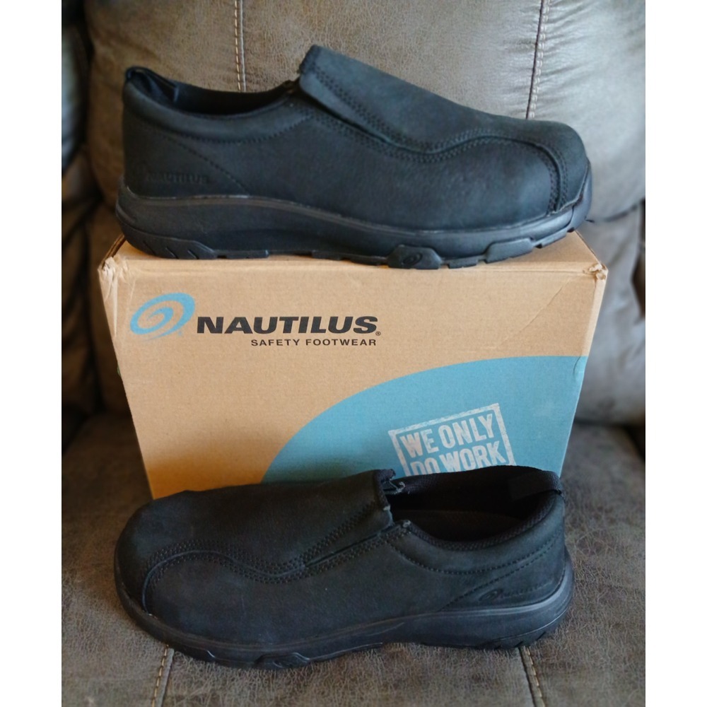 Nautilus N1656 Slip-on ESD Saftey Foot Wesr/ Comp Toe Size 12‎ Wide EE NEW #776